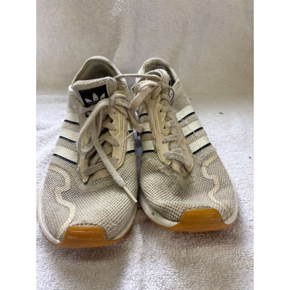 Adidas Swift Run X Womens Beige Mesh Sneakers H04319 Size 8